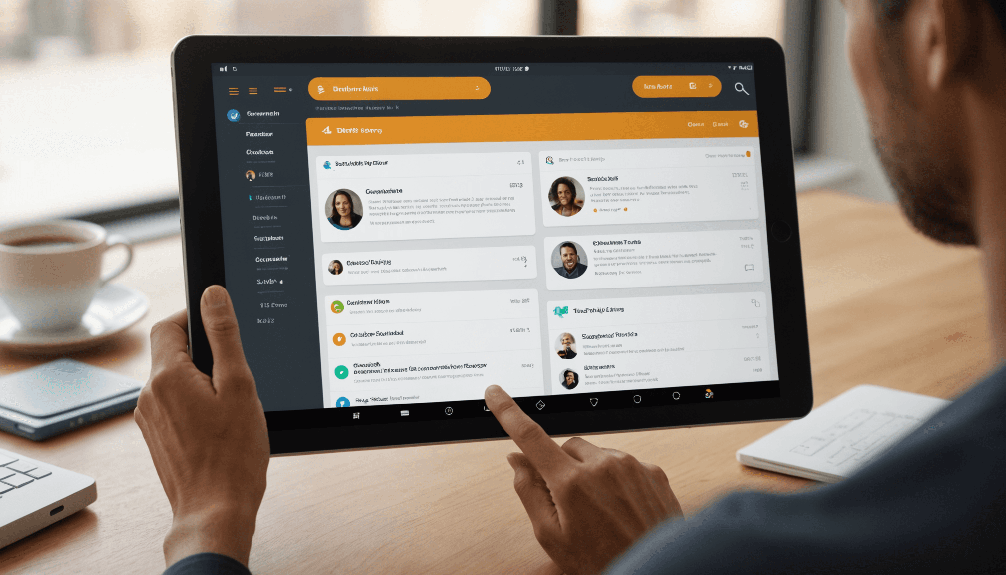 Unified customer dashboard showing multiple communication channels converging into one profile, illustrating AI consolidation in customer support.