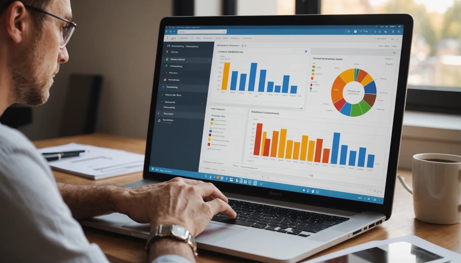 Lead scoring dashboard showing prioritized prospects ranked by sales-readiness with color-coded