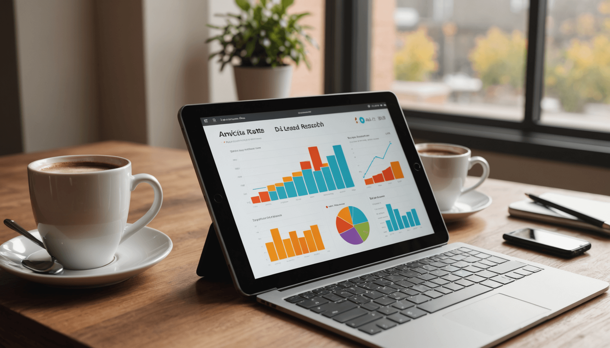 Analytics dashboard showing Instagram DM automation metrics including response times and lead conversion