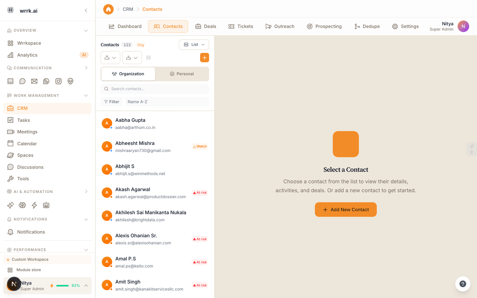 CRM Contacts