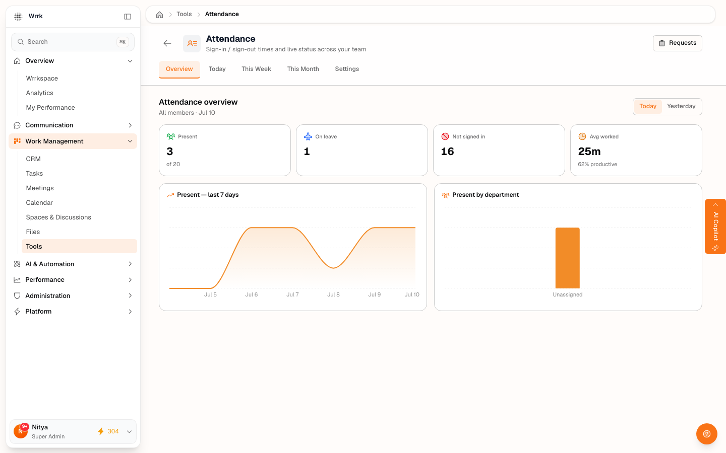 Tools hub — HR & People