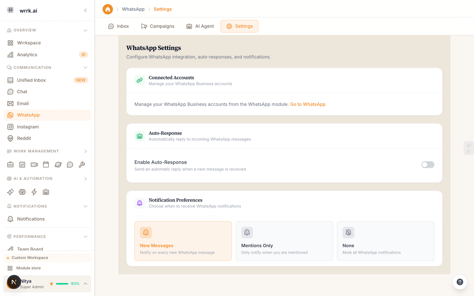 WhatsApp Module