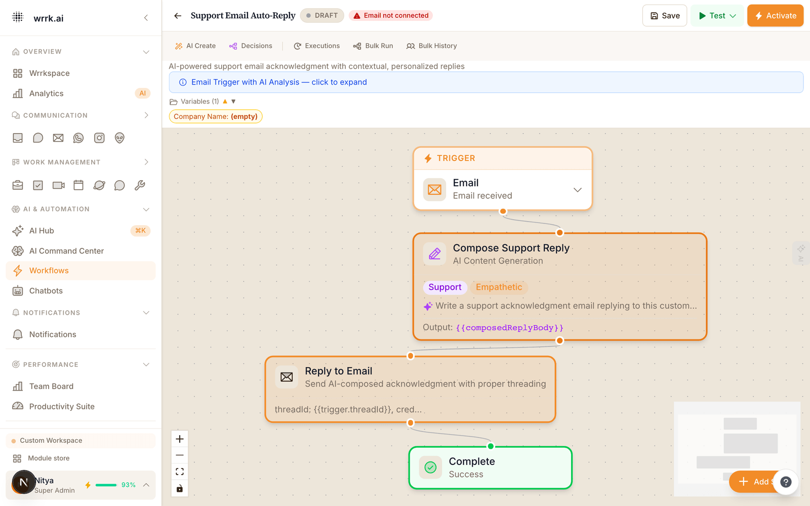 Workflow Builder